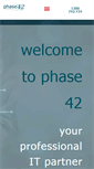 Mobile Screenshot of phase42.com